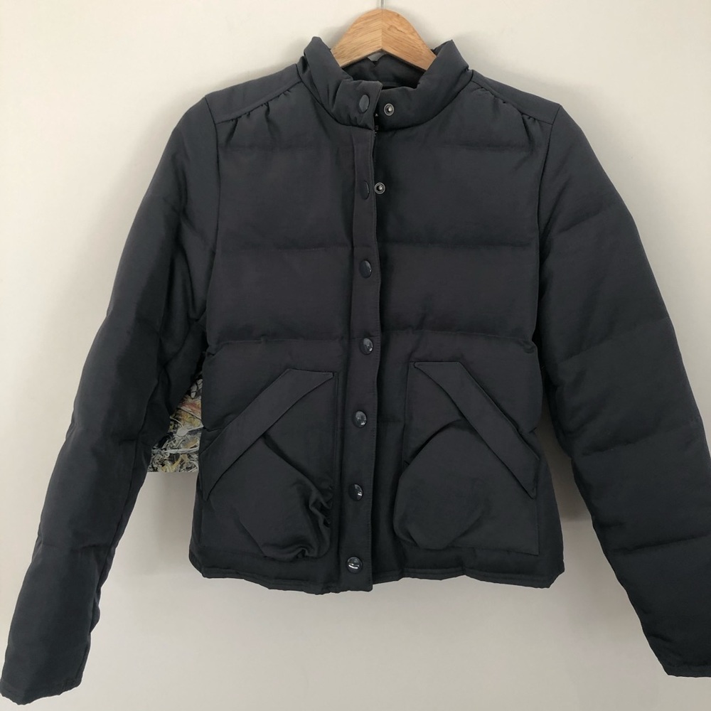 Club Monaco blue-Grey Down Puffer